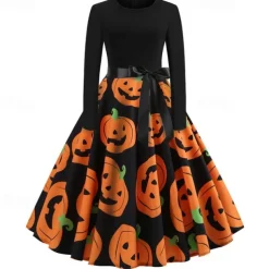 Audrey Hepburn Halloween Dress Vintage Party / Evening Dresses Adults' Women's Masquerade Party Halloween Easy Halloween Costumes Dress Up