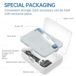 Authentic Wireless Dr Pen A9 Electric Stamp Design Professional Dermapen Microneedling Machine For Skincare