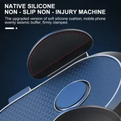 Auto Rearview Mirror Phone Holder in Car Mount Stand for CellPhone Car Mobile Support Rotating Adjustable Car SmartPhone Holder Compatible with 4-7 Cell Phones Phone Accessory