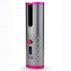 Automatic Curling Iron, Hair Curler Cordless With 6 Temps & Timer, Wireless Portable Curler, Rechargeable Rotating Curling Iron Wand, Self Hair Curling Iron for Lasting Curls Multi coler