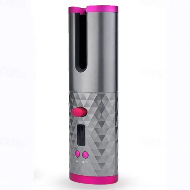 Automatic Curling Iron, Hair Curler Cordless With 6 Temps & Timer, Wireless Portable Curler, Rechargeable Rotating Curling Iron Wand, Self Hair Curling Iron for Lasting Curls Multi coler