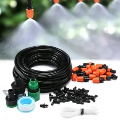 Automatic Drip Irrigation System Kit Timer Micro Sprinkler Garden Watering