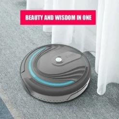 Automatic Smart Household Mopping Sweeping Machine Robot Cleaner Vacuum Floor Dust Hair USB/Battery