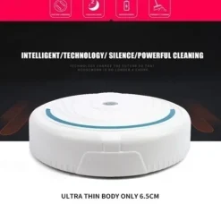 Automatic Smart Household Mopping Sweeping Machine Robot Cleaner Vacuum Floor Dust Hair USB/Battery