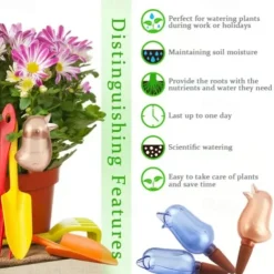 Automatic Watering Machine For Small Birds Multi Functional Lazy Plants Potted Plants Watering Dripping Device For Home Gardening Irrigation Water Penetrating Device