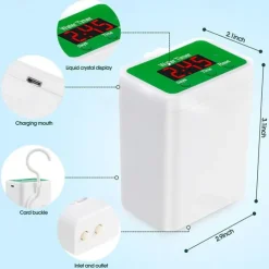 Automatic Watering System USB Power Automatic Drip Irrigation Kit 8 Drop Arrow Holiday Plant Watering Devices for Indoor Potted Plants LED Display DIY Automatic Plant Waterer Gift for Gardening Lovers