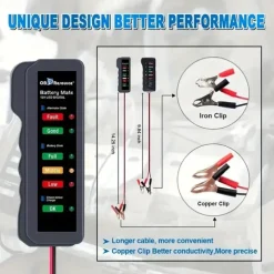 Automobile 12V Battery Tester Motorcycle Battery Tester