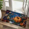 Autumn Quilt Pumpkin Doormat Kitchen Mat Floor Mat Non-Slip Area Rug Oil Proof Rug Indoor Outdoor Mat Bedroom Decor Bathroom Mat Entrance Rug