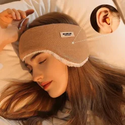 Autumn Winter Soundproof Earmuffs for Men And Women Head-mounted Anti-noise Sleep Earmuffs Noise Reduction without Ear Pressure