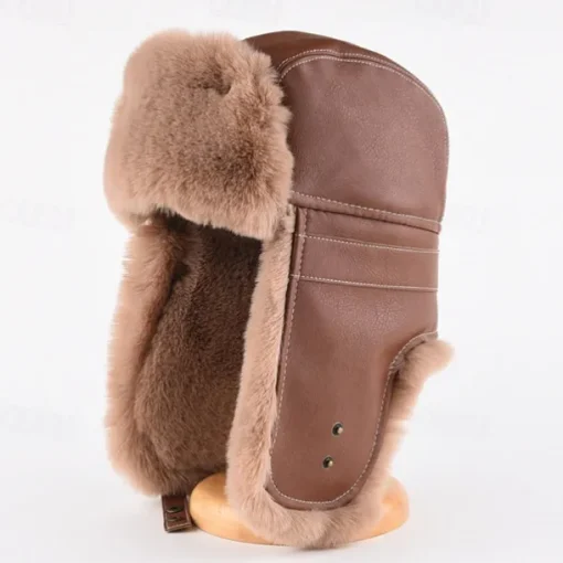 Aviator Hat Thermal Warm Windproof Comfortable Winter Autumn / Fall Wide Brim Men's Fishing Activity