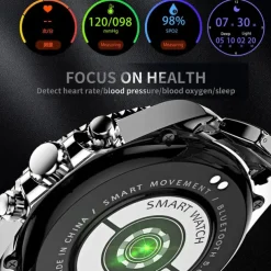 AW12/AW13 Pro Smart Watch with 1.28 Screen, Fitness Tracker, Call Monitor, Media Control, IP67 Waterproof for Android iOS
