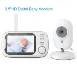 Baby Monitors 3.5HD Digital Device Child Safety Surveillance Camera Video Night Vision Music Detection Monitors