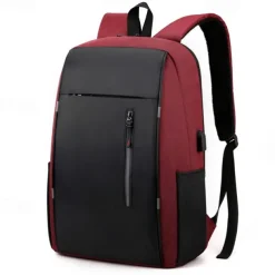 Backpack Men USB Charging Waterproof 15.6 Inch Laptop Casual Oxford Male Business Bag Mochila Computer Notebook Backpacks
