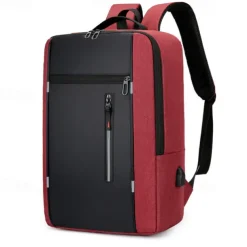 Backpack Men USB Charging Waterproof 15.6 Inch Laptop Casual Oxford Male Business Bag Mochila Computer Notebook Backpacks