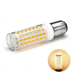 BA15D LED Corn Bulbs 6W 220V Dimmable Double Bayonet Base for Pendants, Ceiling Fans, Sewing Machine 2/6pcs
