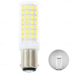 BA15D LED Corn Bulbs 6W 220V Dimmable Double Bayonet Base for Pendants, Ceiling Fans, Sewing Machine 2/6pcs