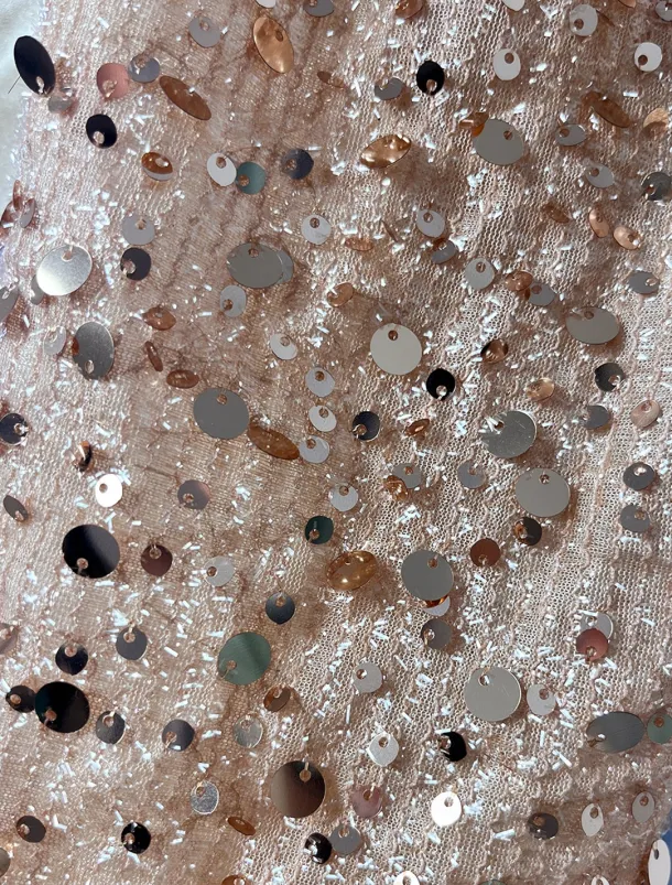 Ball Gown Gold Evening Gown Hot Dress Engagement Wedding Reception Sweep / Brush Train 3/4 Length Sleeve Off Shoulder Satin with Sequin