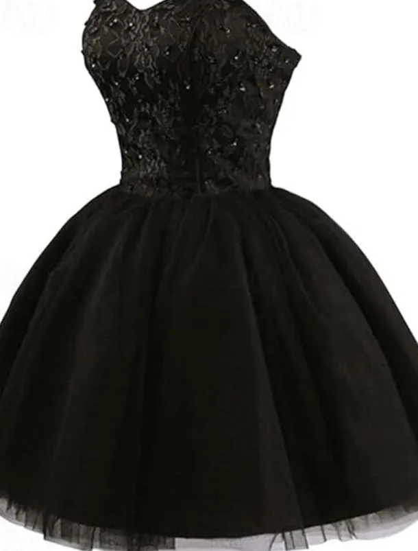 Ball Gown Wedding Guest Dresses Elegant Dress Homecoming Dress Graduation Party Wear Short / Mini Sleeveless Strapless with Pleats Beading Strappy dress to impress