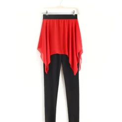 Ballet Pants Split Joint Women's Performance Training High Chiffon Modal