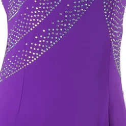 Ballroom Dance Dress Crystals / Rhinestones Women's Performance Party Long Sleeve Spandex Organza