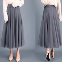 Ballroom Dance Skirts Tulle Women's Party Daily Wear High Polyester