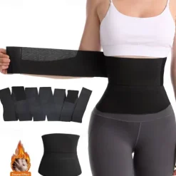 Bandage Elastic Waist Belts Plus Size Woman Body Shaper Bands Slimming Stomach Trimmer Wrap Waist Trainer Belt