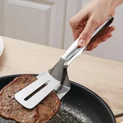 Barbecue Tongs Stainless Steel Fried Steak Shovel Fish Spatula Meat Clips Bread Clamp Kitchen Tools Accessories