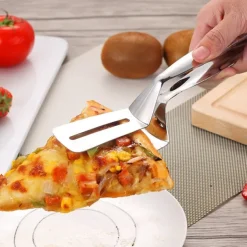 Barbecue Tongs Stainless Steel Fried Steak Shovel Fish Spatula Meat Clips Bread Clamp Kitchen Tools Accessories