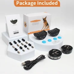 Bark Collar for Dogs Automatic Barking Collars 2 Pack Anti Barking Collar No Bark Collars for Small Medium Large Dogs with Beep IP67 Waterproof