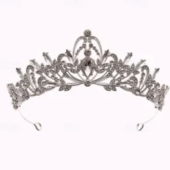 Baroque Crowns for Women Queen Crown Gothic Tiara Crystal Crown for Women Princess Tiara for Girls Vintage Tiara for Wedding Crown for Brides