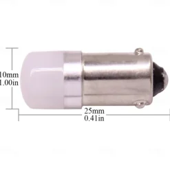 BA9S Wedge 2-SMD 3030 LED DC12-24V Light Bulbs W5W 2825 158 192 168 194 Interior Reading Dome Map Cargo Trunk Door Doorstep Courtesy License Plate Side Marker Light