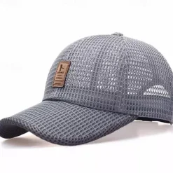 Baseball Cap Sun Hat Visor Sunscreen Breathable Summer Mesh Men's Fishing Activity