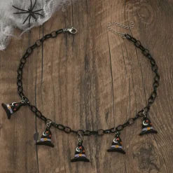 Bat Ghost Pumpkin Halloween Necklace Halloween Scary Costume Adults' Women's Halloween Carnival Easy Halloween Costumes Dress Up