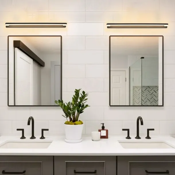 Bath Mirror Lamps LED Mirror Front Light 23" IP20 7W Bathroom Mirror Headlights, Led Mirror Light Waterproof Fog Dressing Light Wall Lighting White Light 110-240V