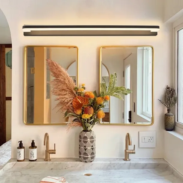 Bath Mirror Lamps LED Mirror Front Light 23" IP20 7W Bathroom Mirror Headlights, Led Mirror Light Waterproof Fog Dressing Light Wall Lighting White Light 110-240V