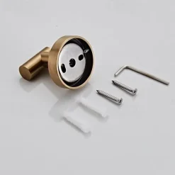 Bathroom Accessory Set Include Towel Bar Toilet Paper Holder and Robe Hook New Design Stainless Steel Wall Mounted