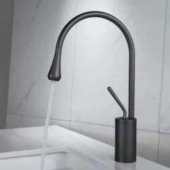 Bathroom Sink Faucet - Waterfall Electroplated Centerset Single Handle One HoleBath Taps