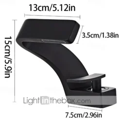 Bathroom Sink Faucet, 7-shaped Bend Waterfall Mixer Basin Taps Single Handle One Hole Vessel Taps with Hot and Cold Water Hose