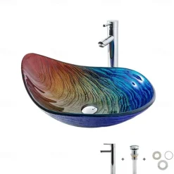 Bathroom Vessel Sink Rectangular 21