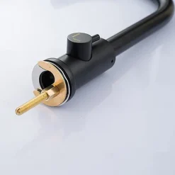 Bathtub Faucet - Contemporary Nickel Brushed Roman Tub Brass Valve Bath Shower Mixer Taps / Two Handles Four Holes