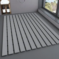 Bathtub Mat Anti-Slip Shower Foot Mat Waterproof and Anti-Fall for Shower Room and Toilet Household Use Non-Slip Quick Drying Perfect for Bathroom Safety and Comfort Easy to Clean