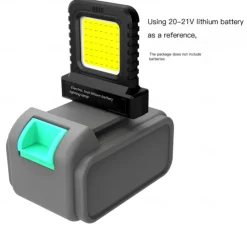 Battery Work Lights,High brightness Floodlight, Portable Flood Light, for Power Tool Batteries