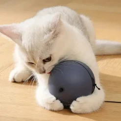 Battery-Operated Interactive Cat Toy Ball with Tracking MouseAutomatic Rolling Teaser For All Breeds Battery-Powered (BatteriesNot Included)
