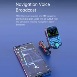 BC86 Bluetooth 5.0 Bluetooth Car Kit Car Handsfree Bluetooth / QC 2.0 / QC 3.0 Car