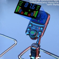 BC86 Bluetooth 5.0 Bluetooth Car Kit Car Handsfree Bluetooth / QC 2.0 / QC 3.0 Car