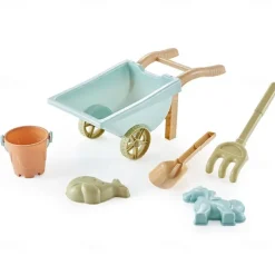 Beach Sand Buckets and Shovels Set - Beach Toys for Kids with Sand Molds Silicone Beach Sand Pails for Travel Kids and Toddlers