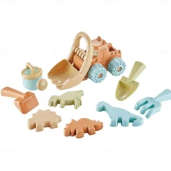 Beach Sand Buckets and Shovels Set - Beach Toys for Kids with Sand Molds Silicone Beach Sand Pails for Travel Kids and Toddlers