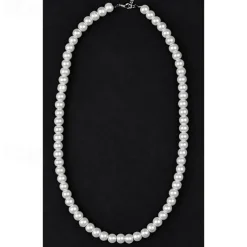 Beaded Necklace Pearl Necklace For Women's Pearl Party Wedding Casual Pearl Imitation Pearl