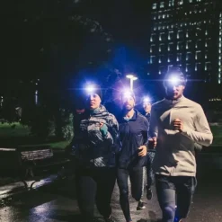 Beanie Hat Unisex with Light USB Rechargeable 4 LEDs Beanie Warm Knit Hat for Dad Father Men Women Husband Knitted Cap Christmas Gifts