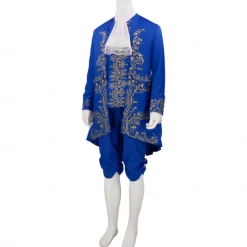 Beauty and the Beast Prince Adam Princess Belle Couples Carnival Costume Outfits Suits & Blazers Prom Dress Adults' Men's Women's Cosplay Performance Party Halloween Carnival Easy Carnival Costume